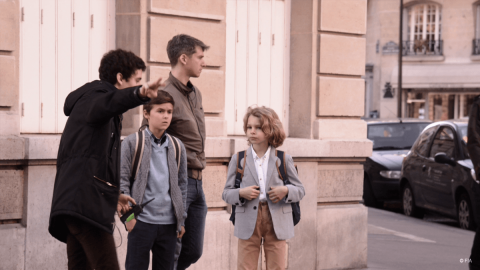 Les acteurs et l'équipe du film à Paris - Save Kids Lives - Un film de Luc Besson - #SAVEKIDSLIVES - fondation FIA